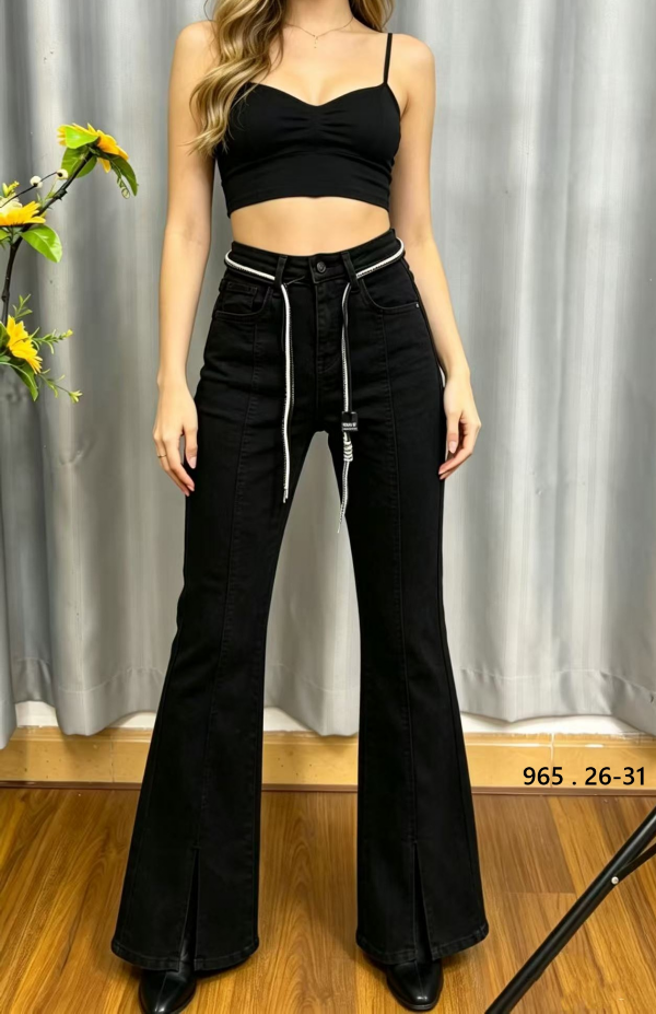 Spodnie damskie jeansy Roz 26-31, 1 Kolor Paczka 10 szt